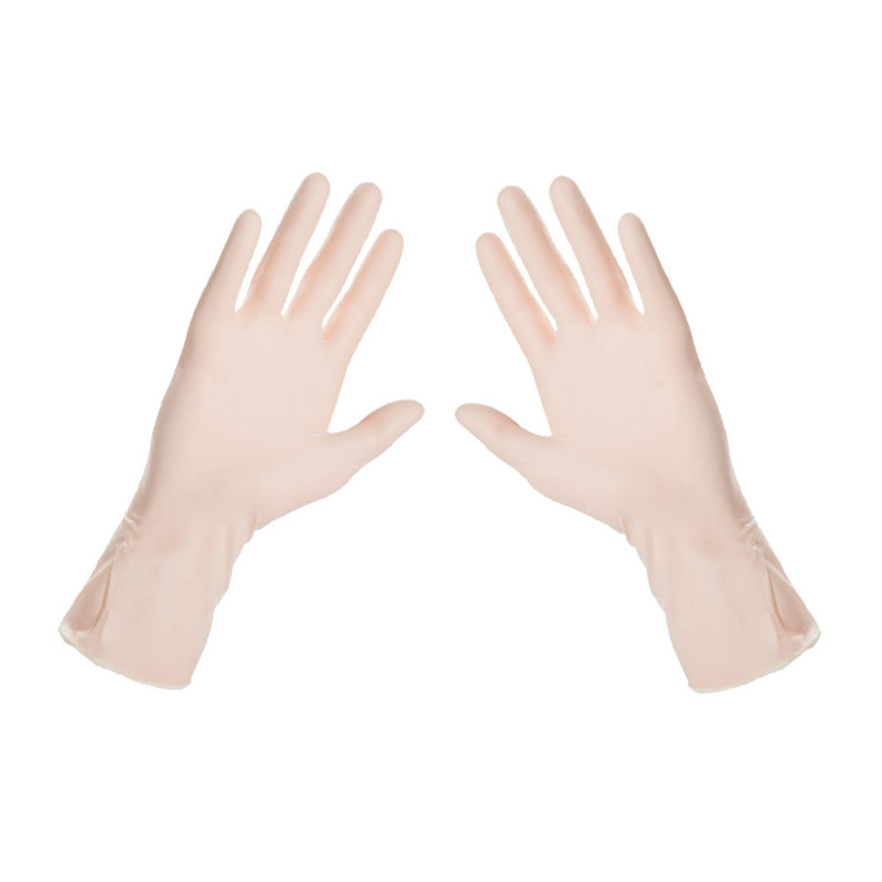 Rękawiczki chirurgiczne sterylne 6.5 lateksowe bezpudrowe Medismart Premium Plus 1 para