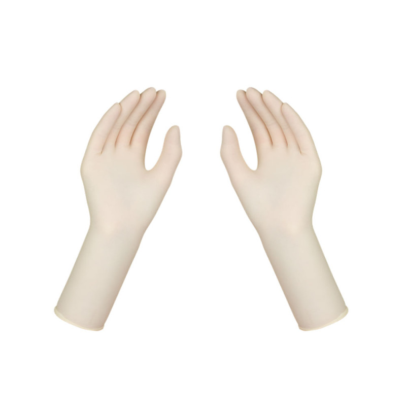 Rękawiczki chirurgiczne lateksowe sterylne 6.5 bezpudrowe Mercator Santex Powder-Free 1 para