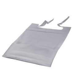 Śliniak dentystyczny z kieszonką 39cm x 48cm szary podfoliowany 54g DentixPro 50szt