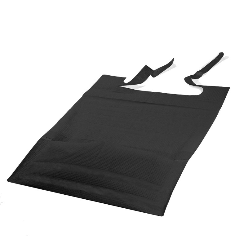 Śliniak dentystyczny z kieszonką 39cm x 48cm czarny podfoliowany 54g DentixPro 50szt