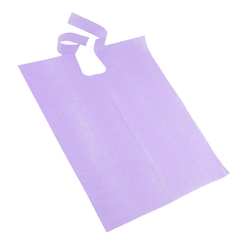 Śliniak dentystyczny na rolce 50cm x 65cm fioletowy podfoliowany 54g DentixPro 30szt