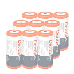 Śliniak dentystyczny na rolce 50cm x 65cm morelowy podfoliowany 54g DentixPro 270szt