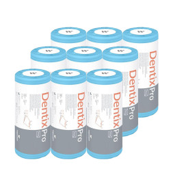 Śliniak dentystyczny na rolce 50cm x 65cm niebieski podfoliowany 54g DentixPro 270szt