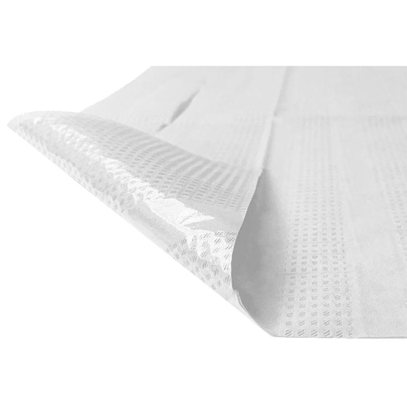 Śliniak dentystyczny z kieszonką 39cm x 48cm biały podfoliowany 54g DentixPro 400szt