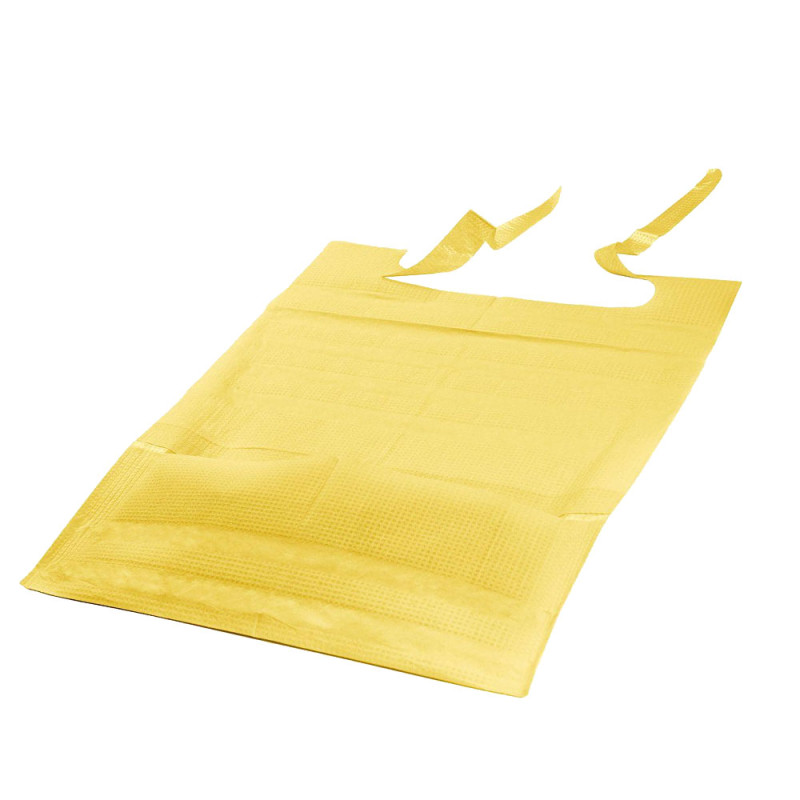 Śliniak dentystyczny z kieszonką 39cm x 48cm żółty podfoliowany 54g DentixPro 400szt