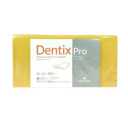 Pokrowiec na zagłówek stomatologiczny 32cm x 28cm żółty podfoliowany 54g DentixPro 600szt