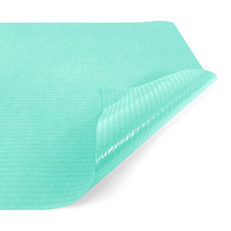 Pokrowiec na zagłówek stomatologiczny 32cm x 28cm zielony podfoliowany 54g DentixPro 600szt