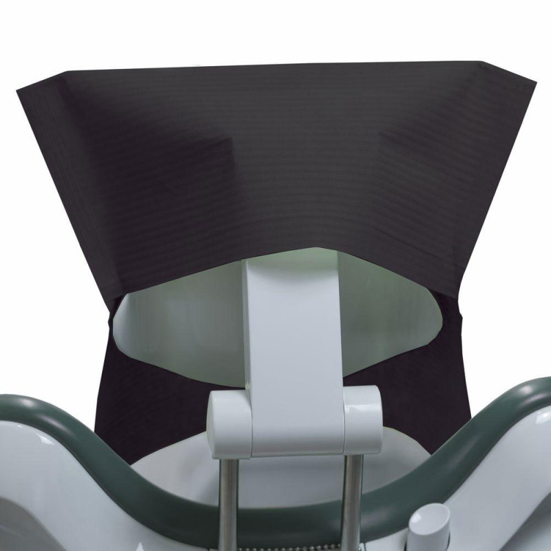 Pokrowiec na zagłówek stomatologiczny 32cm x 28cm czarny podfoliowany 54g DentixPro 600szt