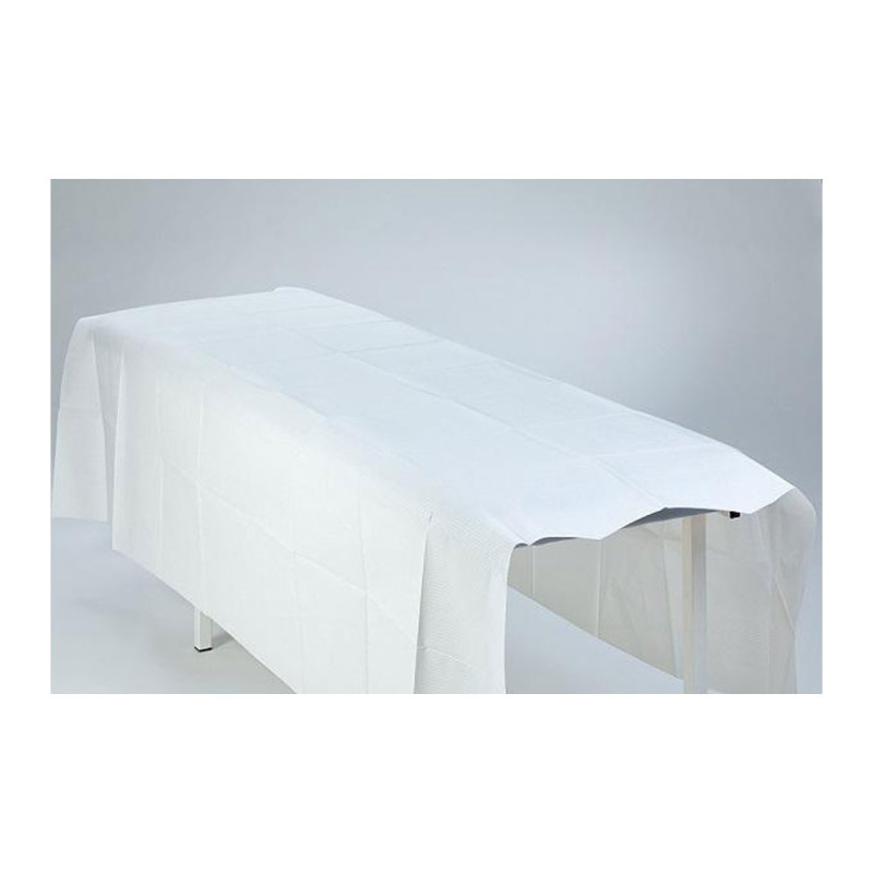 Prześcieradło jednorazowe 150cm x 210cm białe podfoliowane 54g MedixPro 5szt