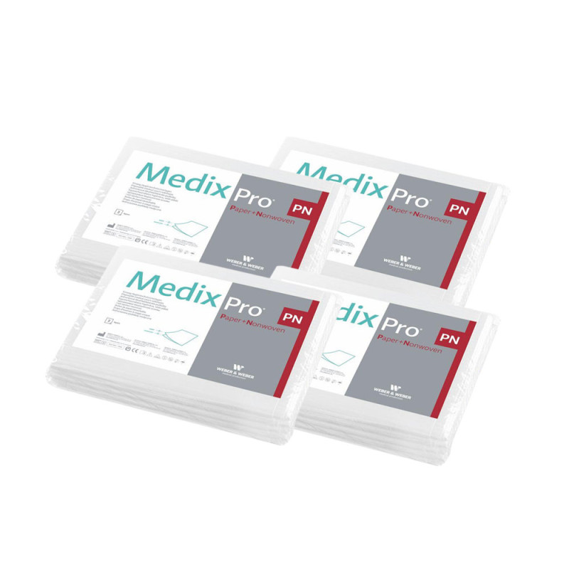 Prześcieradło jednorazowe 77cm x 210cm białe 40g MedixPro 40szt