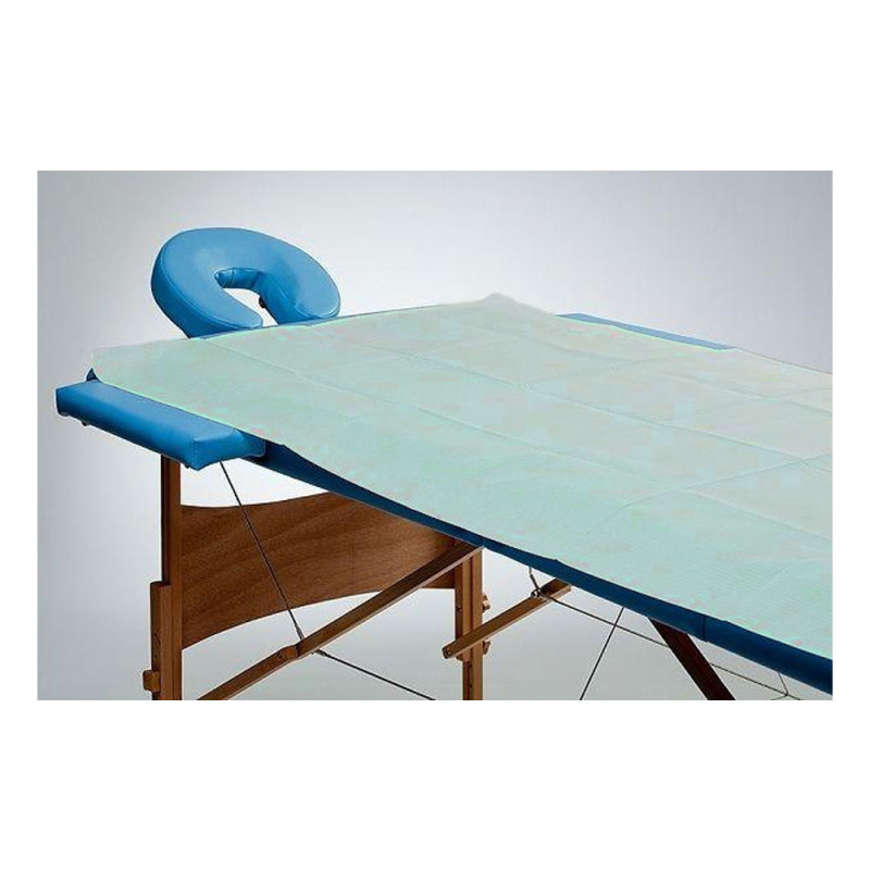 Prześcieradło jednorazowe 77cm x 210cm zielone 40g MedixPro 40szt