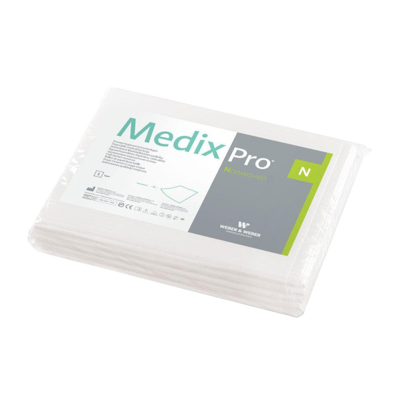 Prześcieradło jednorazowe 160cm x 210cm białe 20g MedixPro 5szt