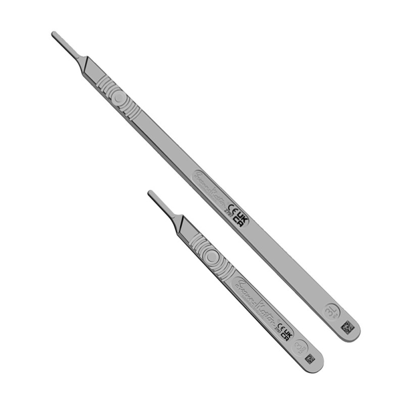 Rękojeść chirurgiczna 3l uchwyt do ostrza 1szt stal nierdzewna Swann-Morton