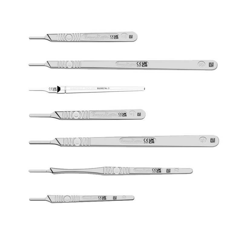 Rękojeść chirurgiczna 4l uchwyt do ostrza 1szt stal nierdzewna Swann-Morton