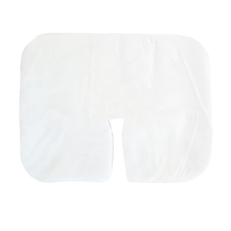 Podkład na zagłówek typu rogal duży 33cm x 40cm biały włóknina 50szt x 20op