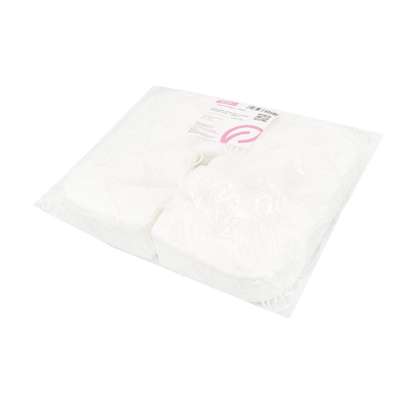 Podkład na zagłówek typu rogal 29cm x 36cm biała włóknina 100szt x 10op