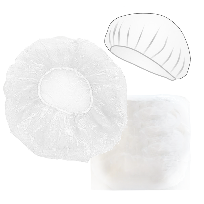 Czepek jednorazowy foliowy beret 100szt