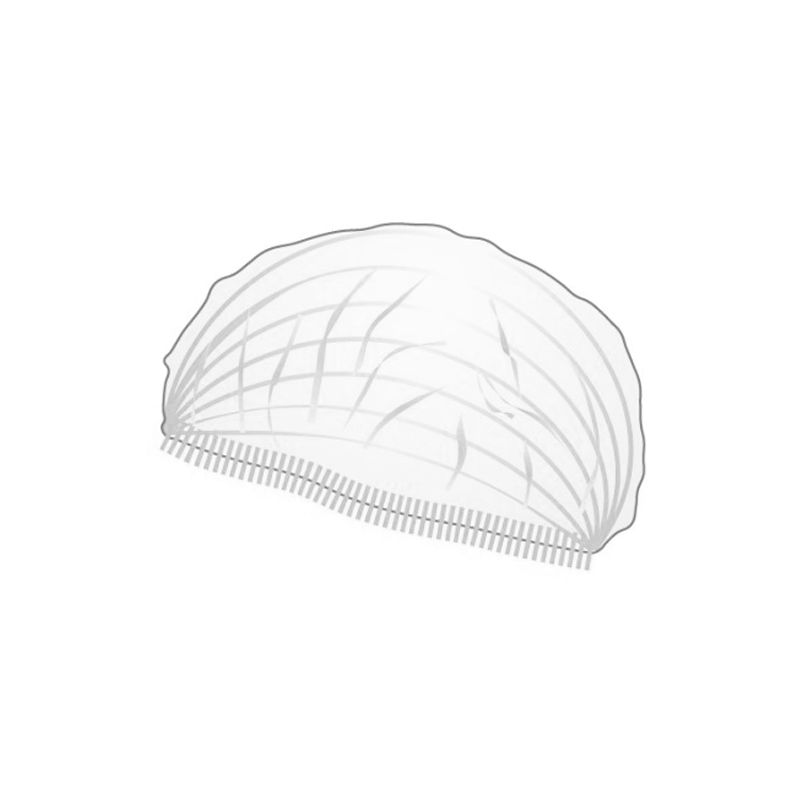 Czepek jednorazowy biały clip flizelina 12g 100szt