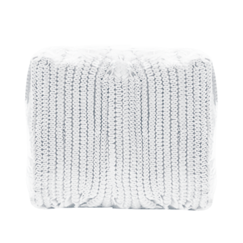 Czepek jednorazowy biały clip flizelina 12g 100szt