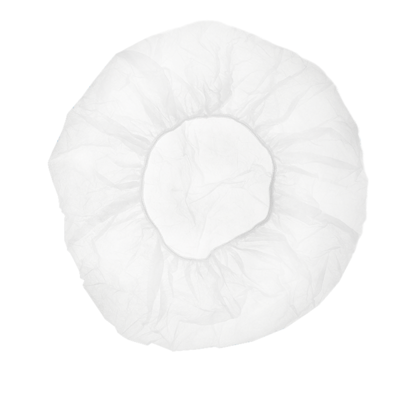 Czepek jednorazowy biały beret flizelina 12g 100szt