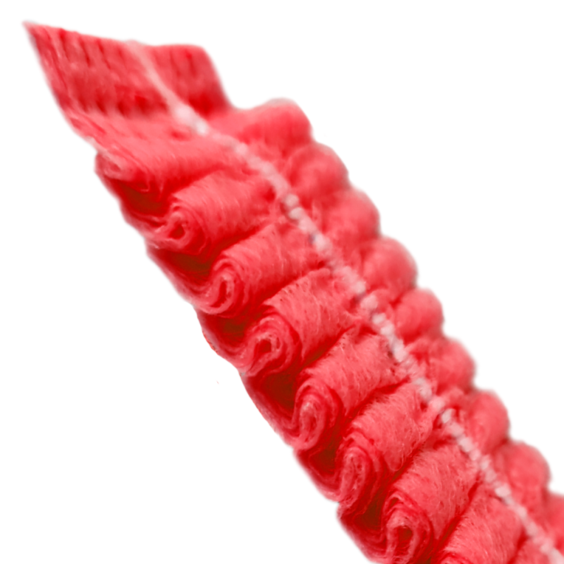 Czepki jednorazowe czerwone clip flizelina 12g 100szt karton 20op