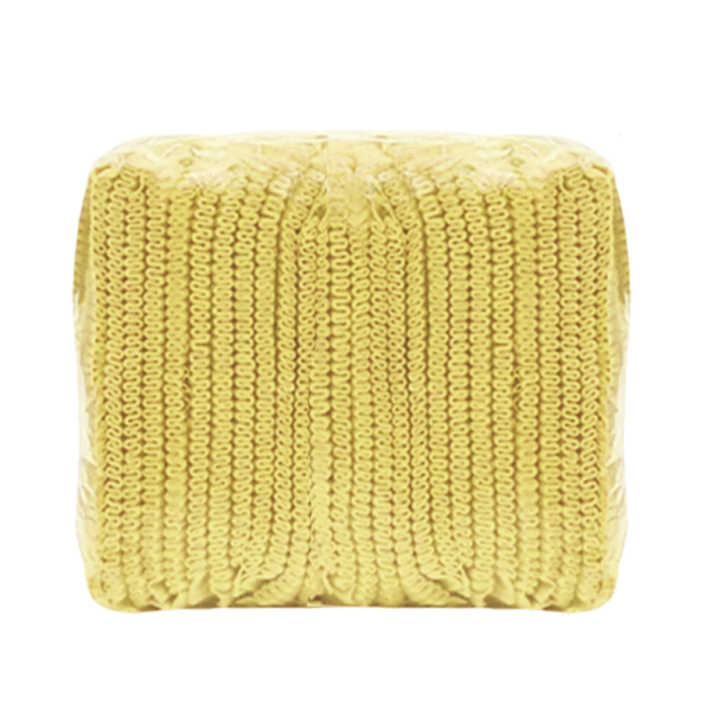 Czepki jednorazowe żółte clip flizelina 12g 100szt karton 20op