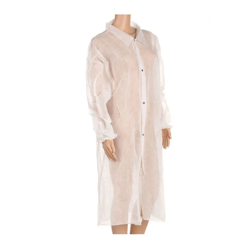 Fartuch jednorazowy biały XXL na napy (flizelina 22g) 1szt