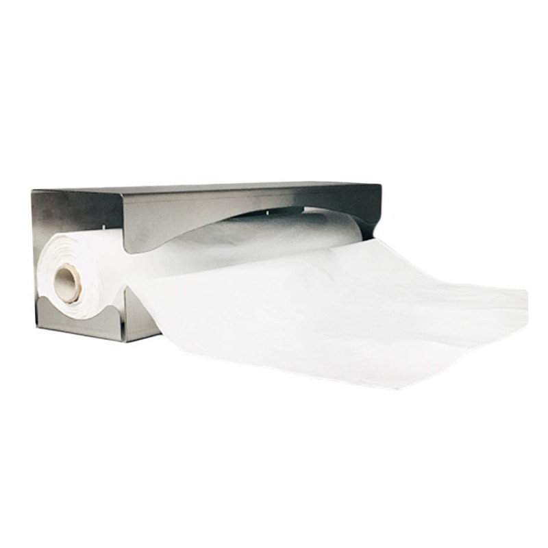 Fartuch foliowy wodoodporny biały 75cm x 120cm wiązany na troki (folia LDPE) 125szt