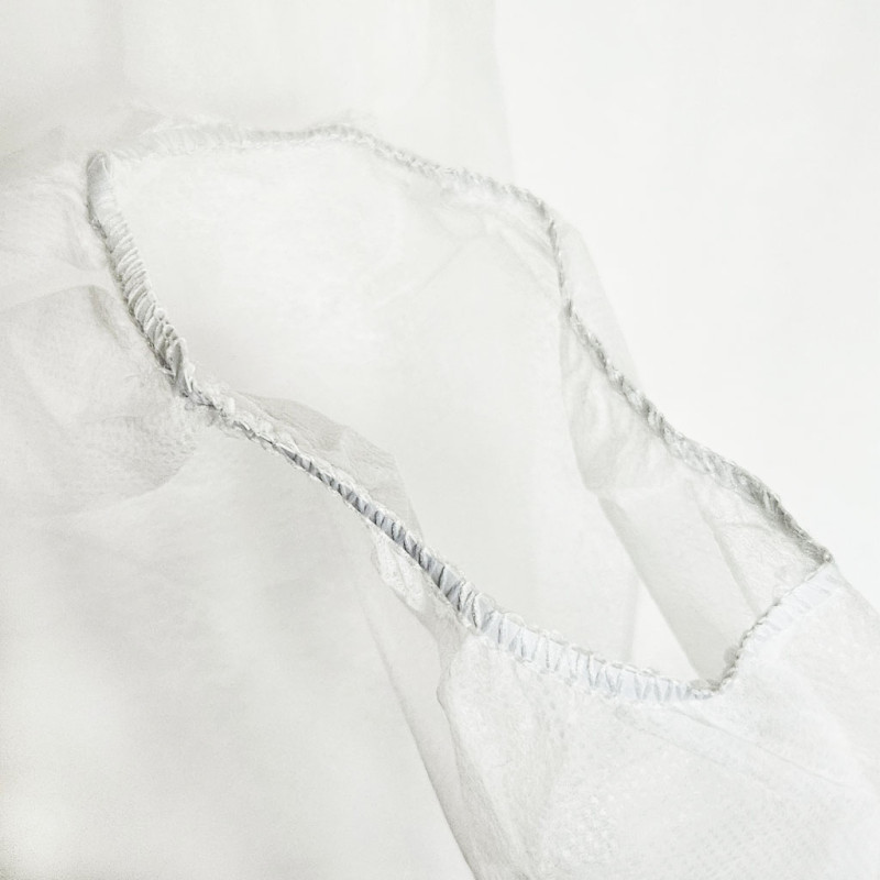 Spodnie jednorazowe XXL na gumce białe flizelina 30g 50szt