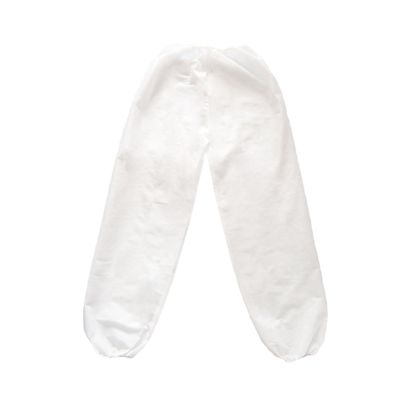 Spodnie jednorazowe XXL na gumce białe flizelina 30g 50szt