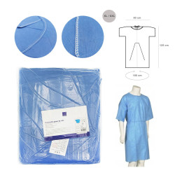 Koszula do szpitala XL/XXL jednorazowa wiązana SMS 35g 10szt