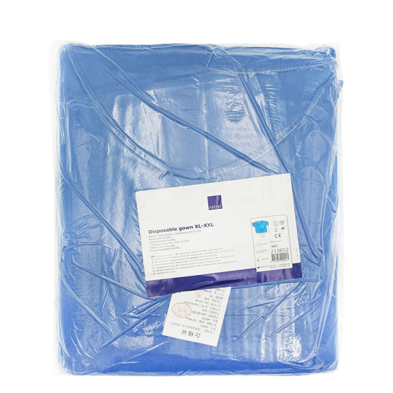 Koszula do szpitala XL/XXL jednorazowa wiązana SMS 35g 100szt