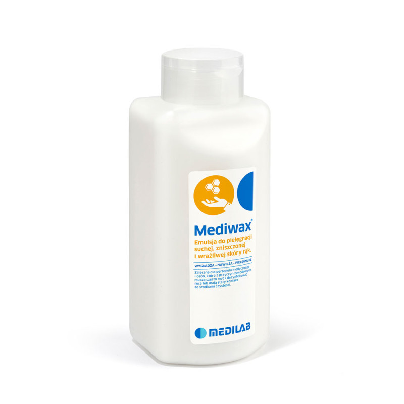 Mediwax krem do rąk 500ml do pielęgnacji suchej i wrażliwej skóry 9szt