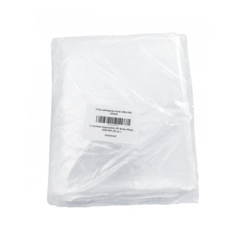 Folia kosmetyczna do body wrapping folia do zabiegów kosmetycznych 160cm x 200cm 20szt