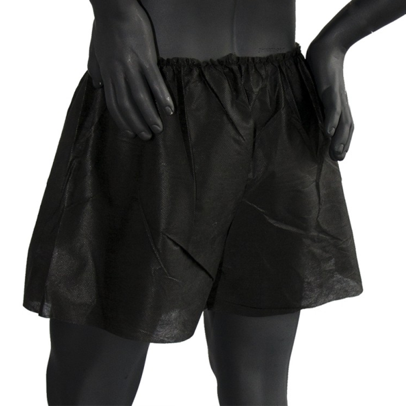 Bokserki jednorazowe czarne do zabiegów spa włóknina 1szt