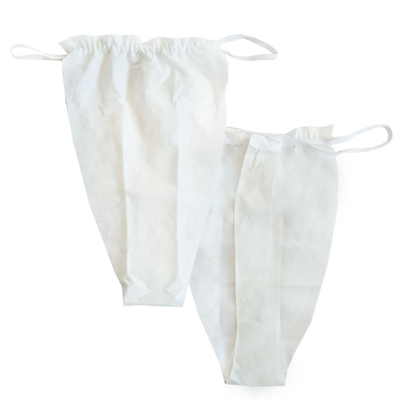 Stringi jednorazowe damskie L majtki do masażu białe włóknina nieprześwitujące 10szt