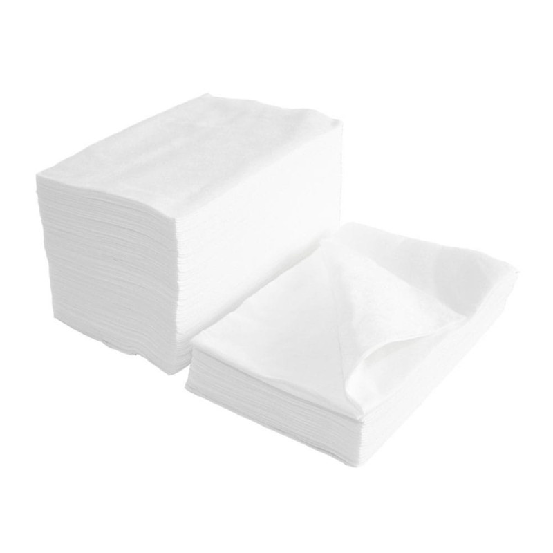 Ręcznik kosmetyczny do pedicure biały z włókniny 50cm x 40cm 100szt
