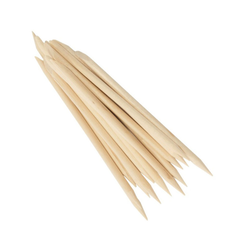 Patyczki do paznokci drewniane patyczki do odsuwania skórek z drzewa różanego 9,5 cm 100 szt