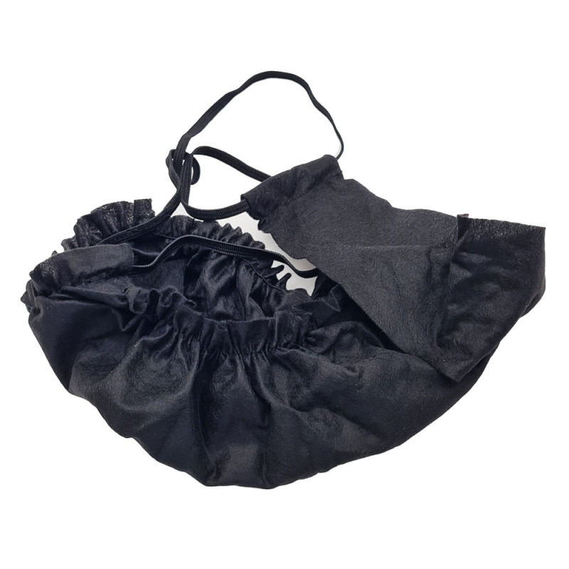 Stringi jednorazowe męskie czarne majtki do masażu włóknina nieprześwitujące 50szt