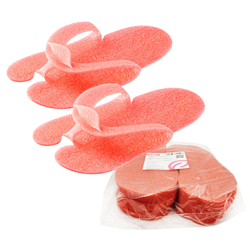 Klapki japonki jednorazowe spa z pianki różowe 240par