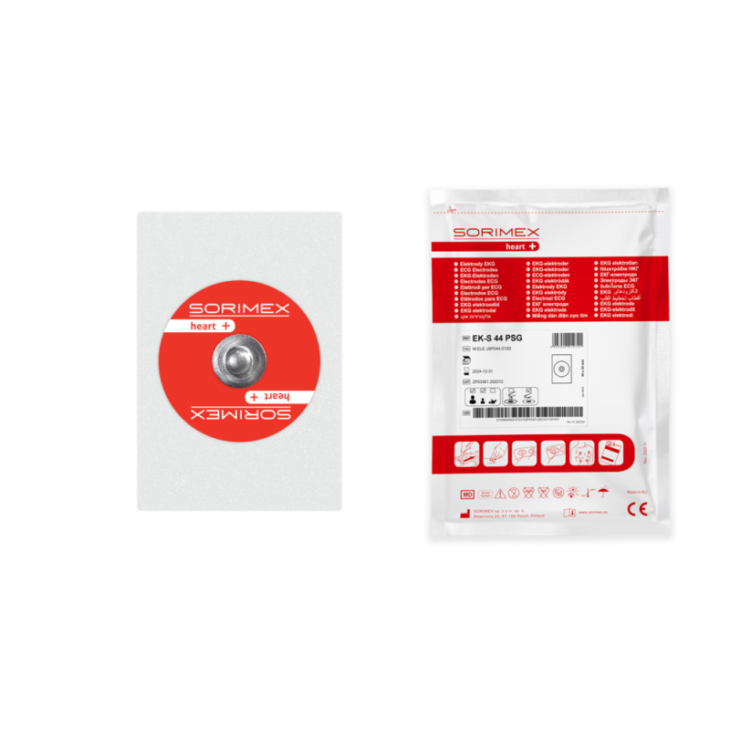 Elektrody EKG EK-S 44 PSG pianka żel stały 44mm x 30mm 50szt wielopak 40op