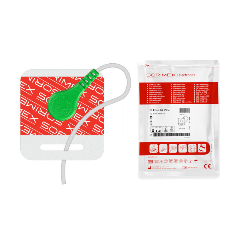 Elektrody pediatryczne do holtera EKG EK-S 39 PSG pianka żel stały 39mm x 36mm 50szt wielopak 30op