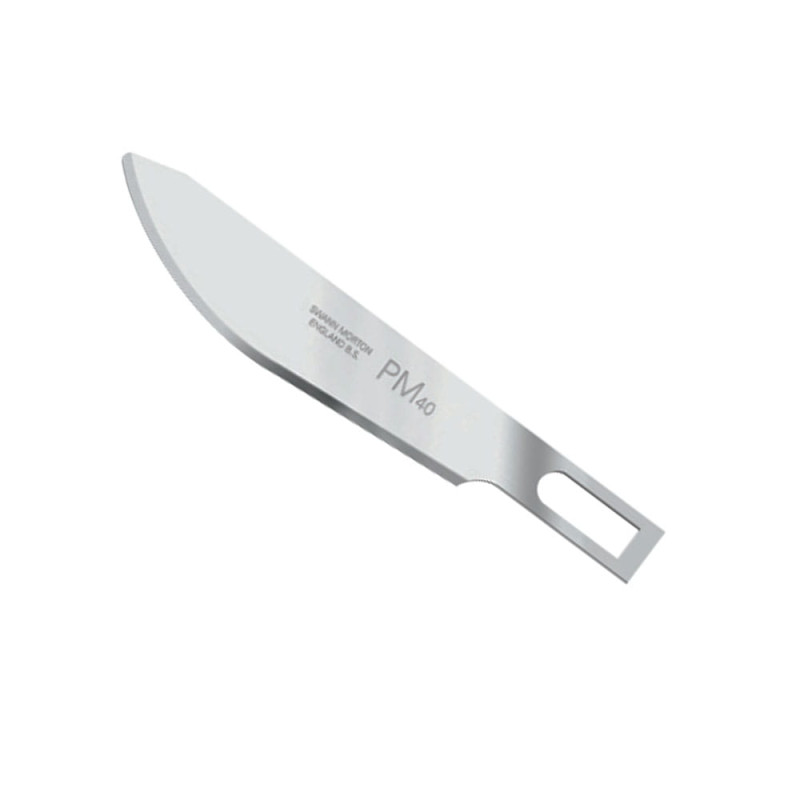 Ostrze chirurgiczne sekcyjne PM40 10szt stal węglowa Swann-Morton