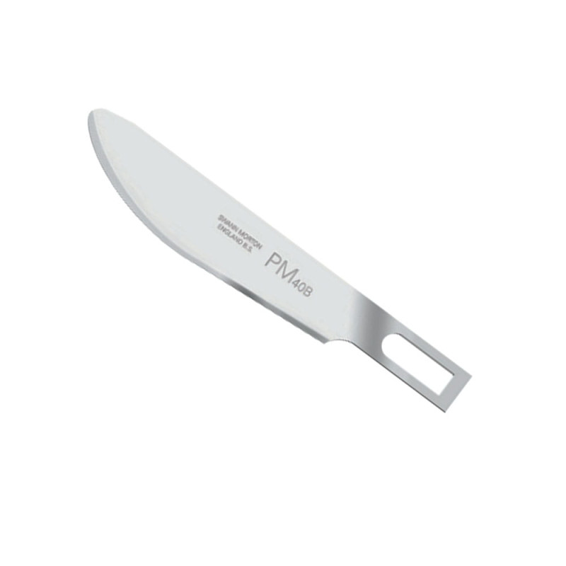 Ostrze chirurgiczne sekcyjne PM40B 10szt stal węglowa Swann-Morton