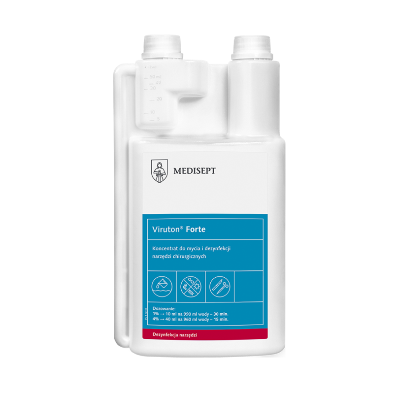 Koncentrat do mycia i dezynfekcji narzędzi chirurgicznych Viruton Forte 1l 12szt