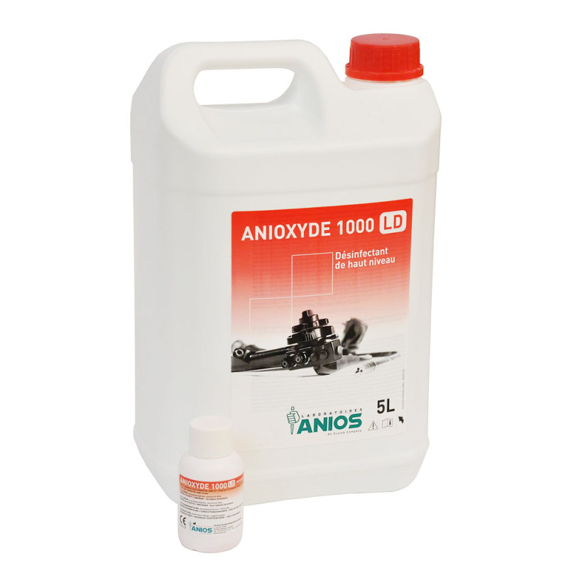 Preparat sporobójczy do dezynfekcji narzędzi termolabilnych i sprzętu endoskopowego Anioxyde 1000 LD 5l x 4op