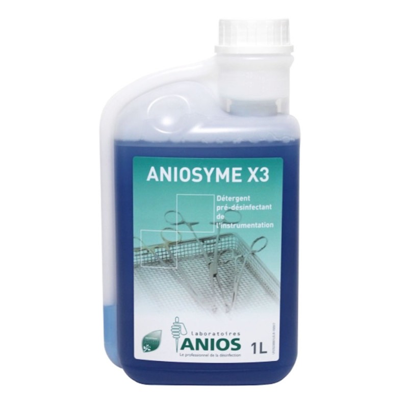 Koncentrat do mycia i dezynfekcji narzędzi medycznych i sprzętu do endoskopii Aniosyme X3 Aniosyme DD1 1L 12op