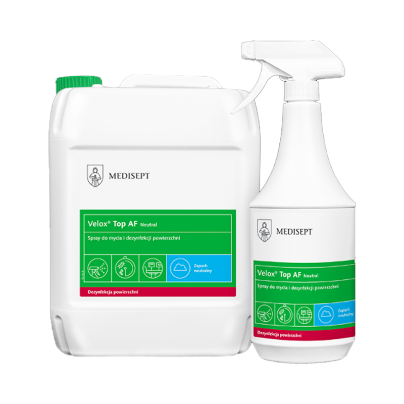 Spray do dezynfekcji i mycia powierzchni Velox Top AF Neutral 5l