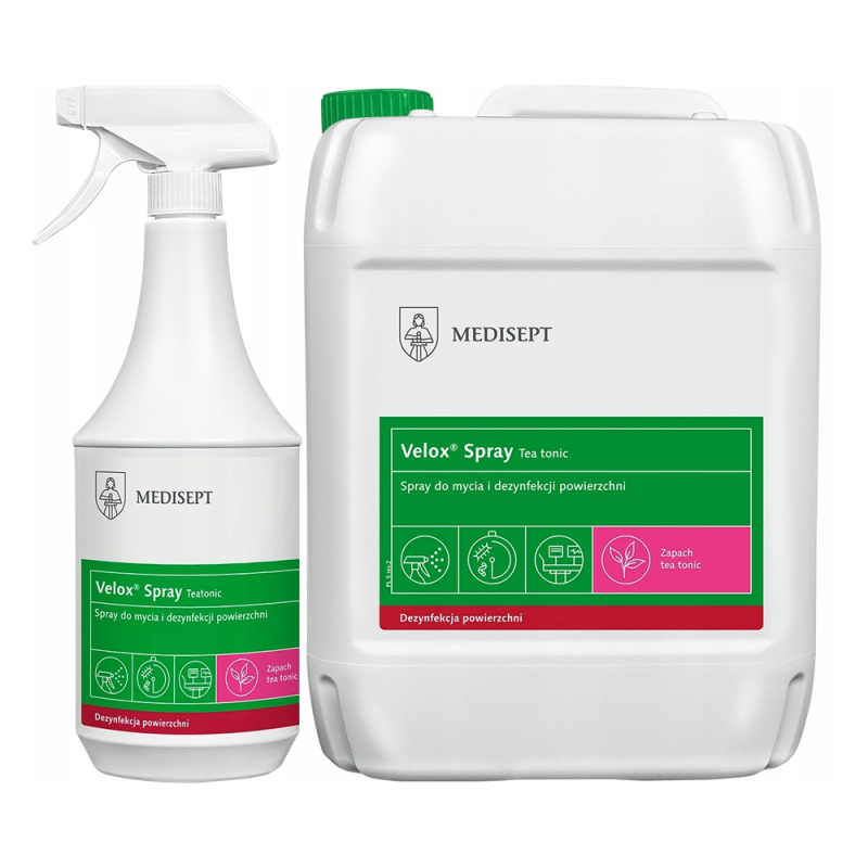 Spray do mycia i dezynfekcji powierzchni Velox Spray Tea Tonic 1l