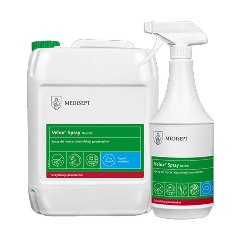Spray do mycia i dezynfekcji powierzchni Velox Spray Neutral 5l